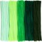 500 Pieces Green Pipe Cleaners, Chenille Stems Party Decorations(Green)